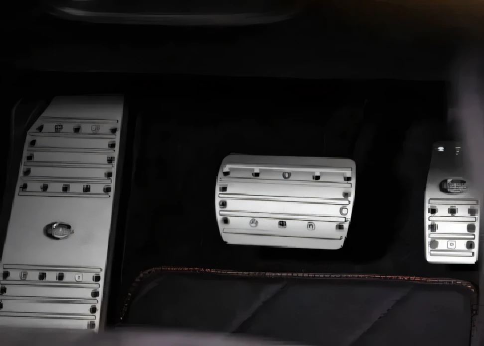 Aluminium sport pedals set, hard-anodised