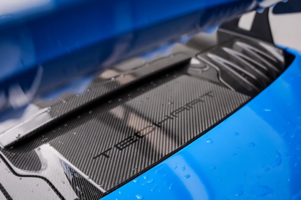 Panel air intake and service hatch, rear